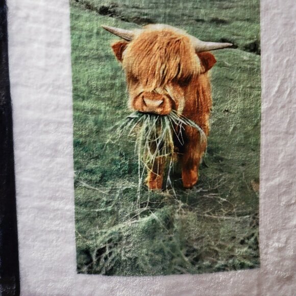 Highland Cow Blanket 9 Custom Photo Throw Blanket - Picture 5 of 15